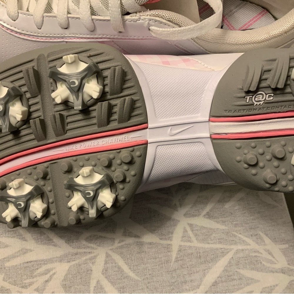 BRAND NEW - Nike Ace White/rose/Checkham womens golf shoes size 8.5!! - Picture 6 of 11